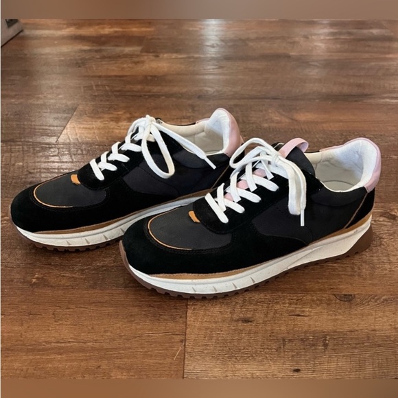 Madewell Kickoff Trainer Sneakers Women’s 8.5 Colorblock Leather & Suede - Picture 2 of 4